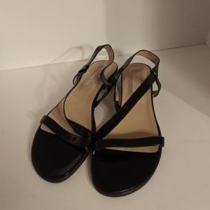 Michael Kors Black Strappy Sandals Size 9